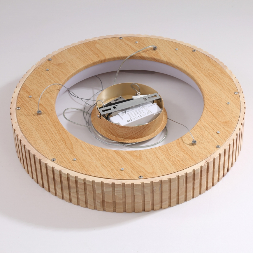 Brilagi - Lampadario LED a sospensione su cavo FALCON WOOD MODERN LED/30W/230V 3000/4000/6000K Ø 45 cm legno