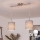 Brilagi - Lampadario LED a sospensione con cavo NUBILA 2xE27/60W/230V grigio