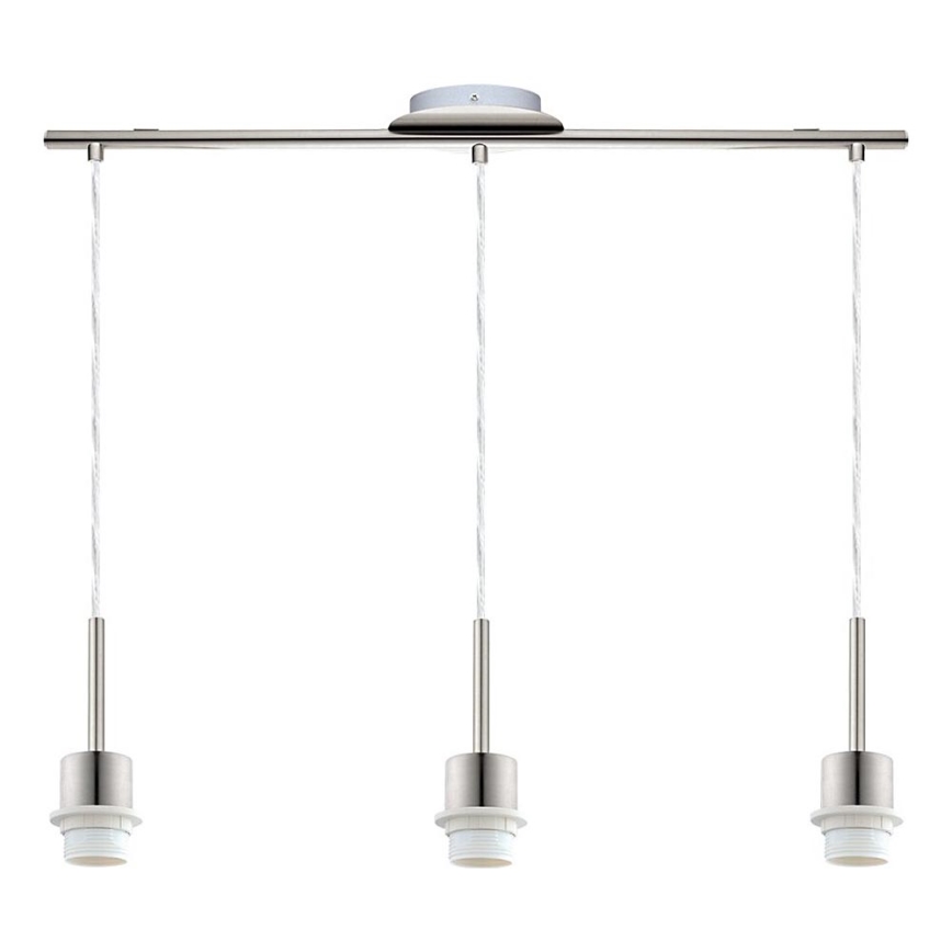 Brilagi - Lampadario LED a sospensione con cavo NUBILA 3xE27/60W/230V marrone chiaro
