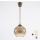 Brilagi - Lampadario LED a sospensione con cavo RETRO GLASS 1xE27/60W/230V Ø 18 cm marrone/marrone fumé