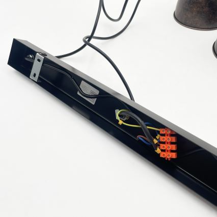 BRILAGI - Lampadario LED a sospensione con cavo RIDDY 3xE27/60W/230V rame/patina