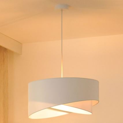 Brilagi - Lampadario LED a sospensione con filo LYRA 1xE27/15W/230V bianco