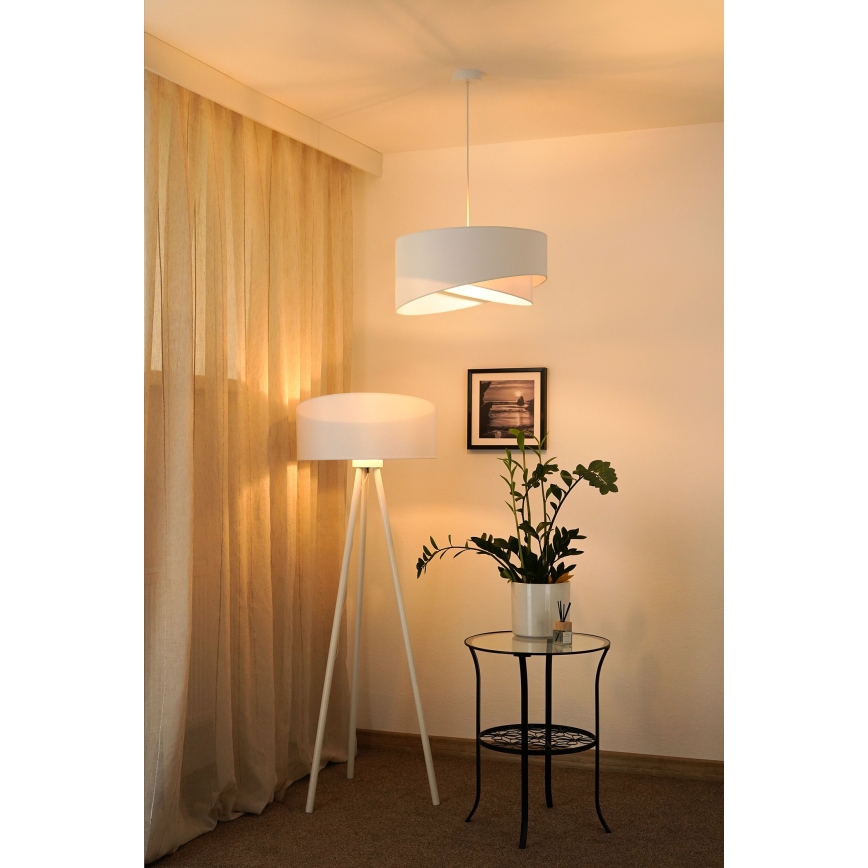 Brilagi - Lampadario LED a sospensione con filo LYRA 1xE27/15W/230V bianco