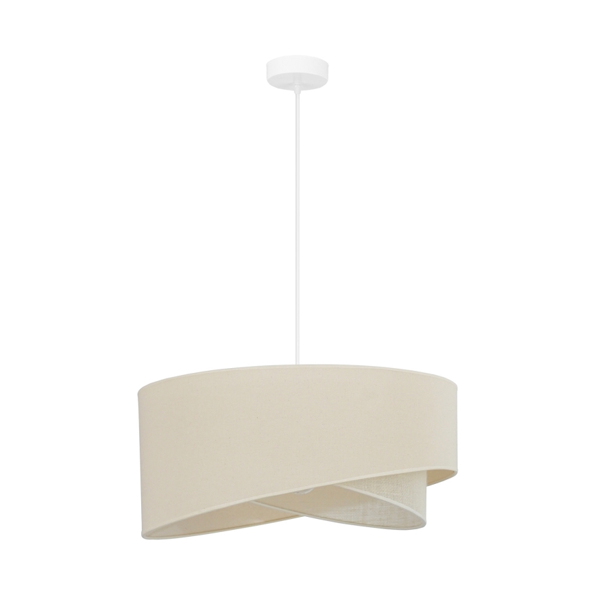 Brilagi - Lampadario LED a sospensione con filo LYRA 1xE27/15W/230V color crema