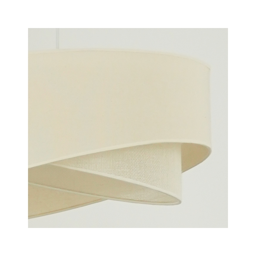 Brilagi - Lampadario LED a sospensione con filo LYRA 1xE27/15W/230V color crema