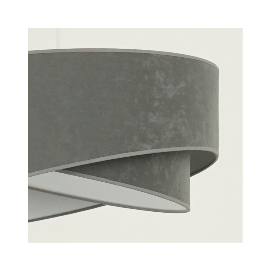 Brilagi - Lampadario LED a sospensione con filo LYRA 1xE27/15W/230V grigio/bianco