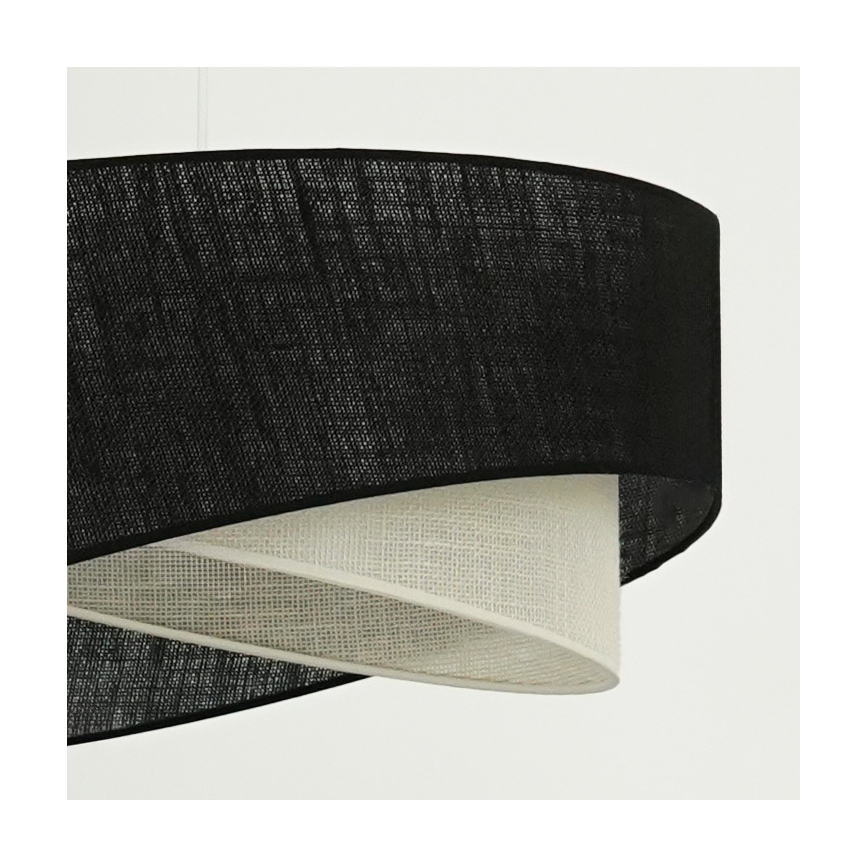 Brilagi - Lampadario LED a sospensione con filo LYRA 1xE27/15W/230V nero/color crema
