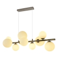 Brilagi - Lampadario LED a sospensione con filo MILLA 10xG9/3W/230V cromo lucido/bianco