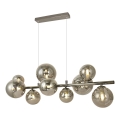 Brilagi - Lampadario LED a sospensione con filo MILLA 10xG9/3W/230V cromo lucido/fumé