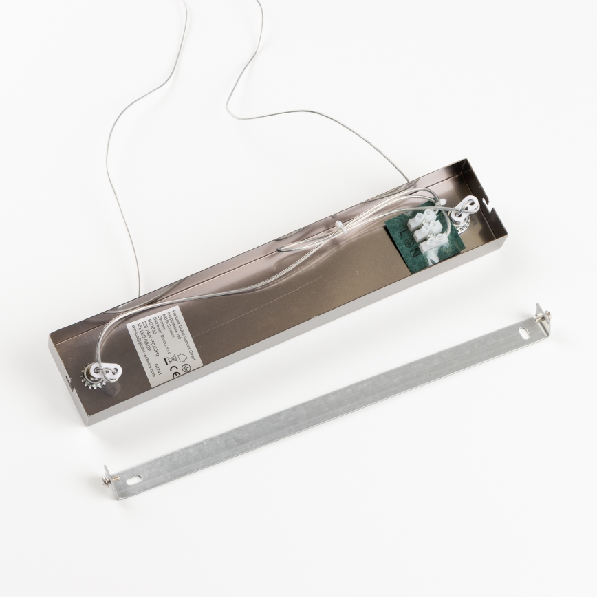 Brilagi - Lampadario LED a sospensione con filo MILLA 10xG9/3W/230V cromo lucido/fumé