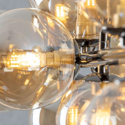 Brilagi - Lampadario LED a sospensione con filo MILLA 10xG9/3W/230V cromo lucido/oro