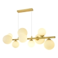 Brilagi - Lampadario LED a sospensione con filo MILLA 10xG9/3W/230V oro/bianco