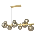 Brilagi - Lampadario LED a sospensione con filo MILLA 10xG9/3W/230V oro/fumé