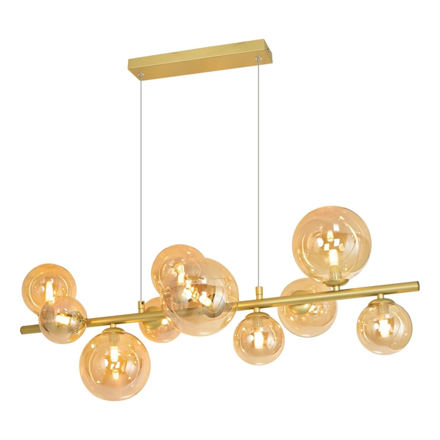 Brilagi - Lampadario LED a sospensione con filo MILLA 10xG9/3W/230V oro