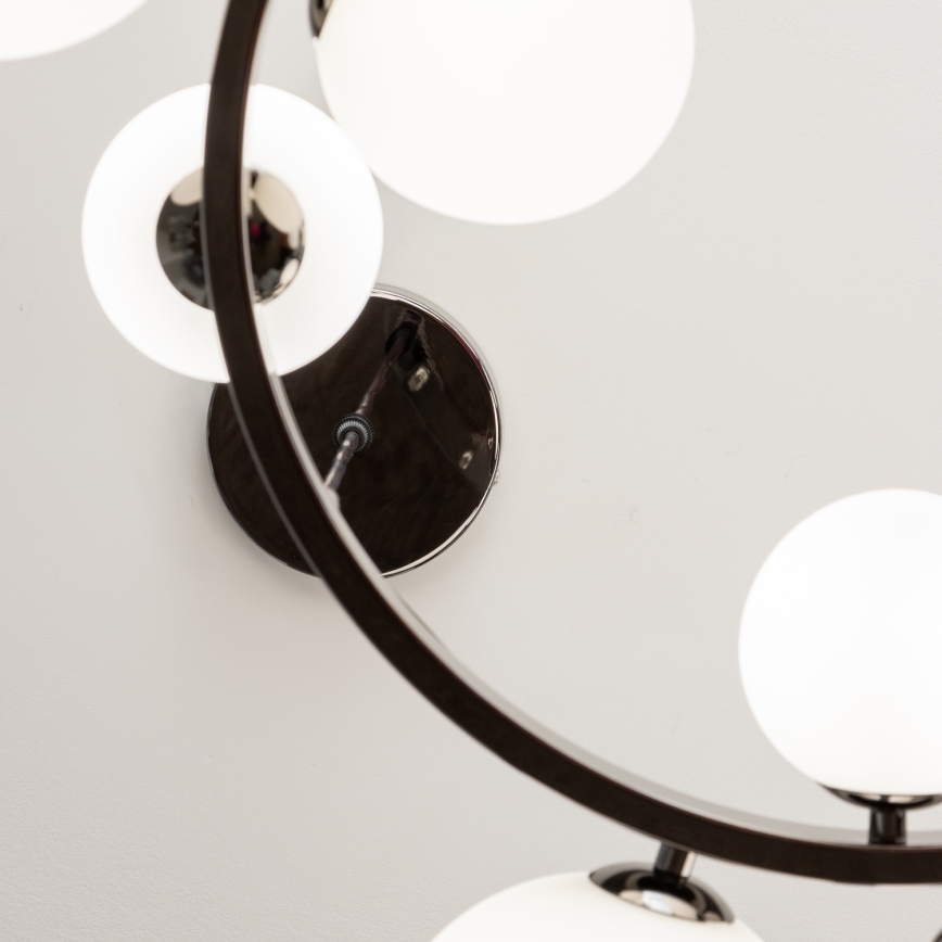 Brilagi - Lampadario LED a sospensione con filo MILLA 15xG9/3W/230V cromo lucido/bianco