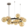 Brilagi - Lampadario LED a sospensione con filo MILLA 15xG9/3W/230V cromo lucido/oro