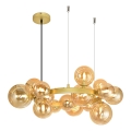 Brilagi - Lampadario LED a sospensione con filo MILLA 15xG9/3W/230V oro