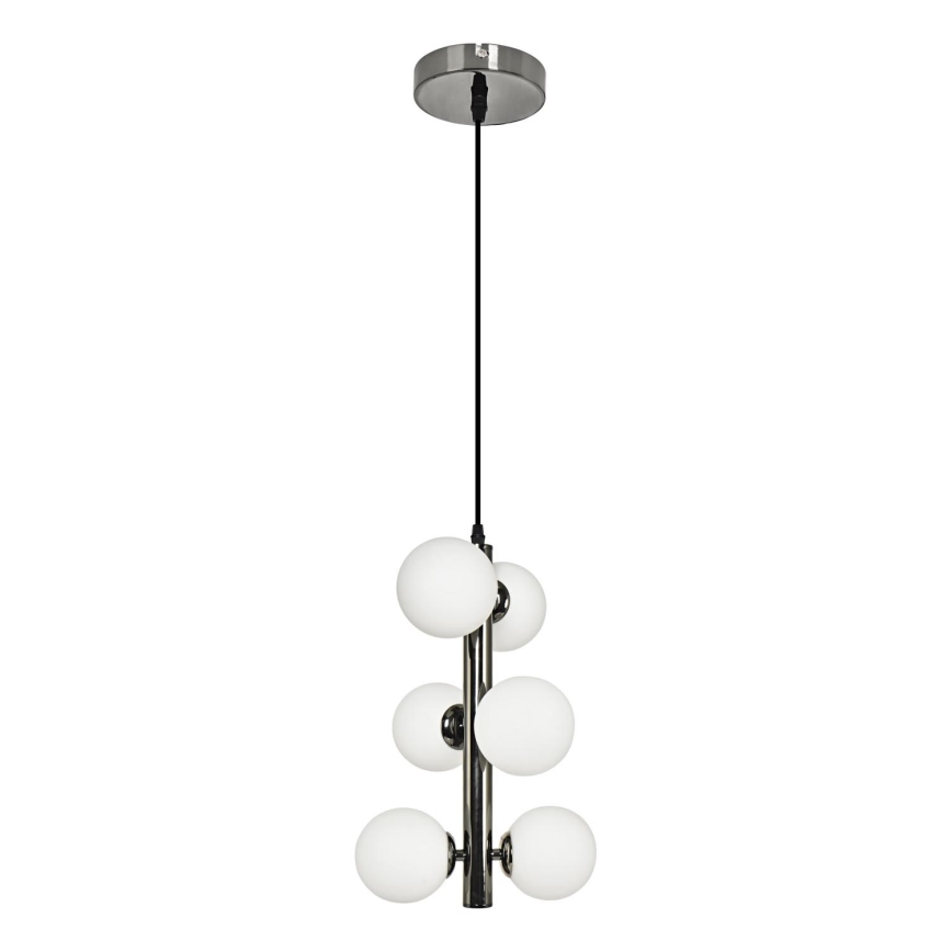 Brilagi - Lampadario LED a sospensione con filo MILLA 6xG9/3W/230V cromo lucido/bianco