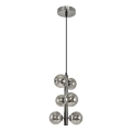 Brilagi - Lampadario LED a sospensione con filo MILLA 6xG9/3W/230V cromo lucido/fumé
