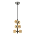 Brilagi - Lampadario LED a sospensione con filo MILLA 6xG9/3W/230V cromo lucido/oro