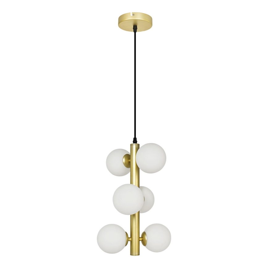 Brilagi - Lampadario LED a sospensione con filo MILLA 6xG9/3W/230V oro/bianco