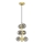 Brilagi - Lampadario LED a sospensione con filo MILLA 6xG9/3W/230V oro/fumé