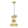Brilagi - Lampadario LED a sospensione con filo MILLA 6xG9/3W/230V oro