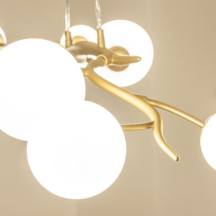 Brilagi - Lampadario LED a sospensione con filo MISTEL 6xG9/3W/230V oro/bianco