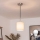 Brilagi - Lampadario LED a sospensione NUBILA 1xE27/60W/230V Ø 14 cm nero/crema