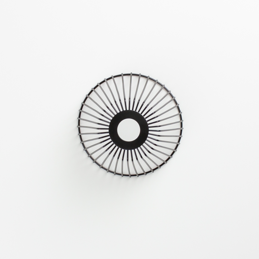 Brilagi - Lampadario LED a sospensione su cavo CERIA WIRE 1xE27/40W/230V Ø 21 cm nero