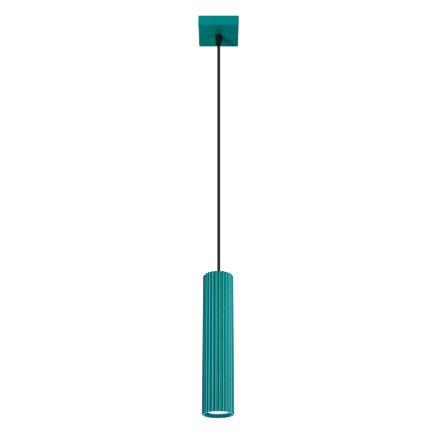 Brilagi - Lampadario LED a sospensione su cavo CRESTO 1xGU10/10W/230V turchese