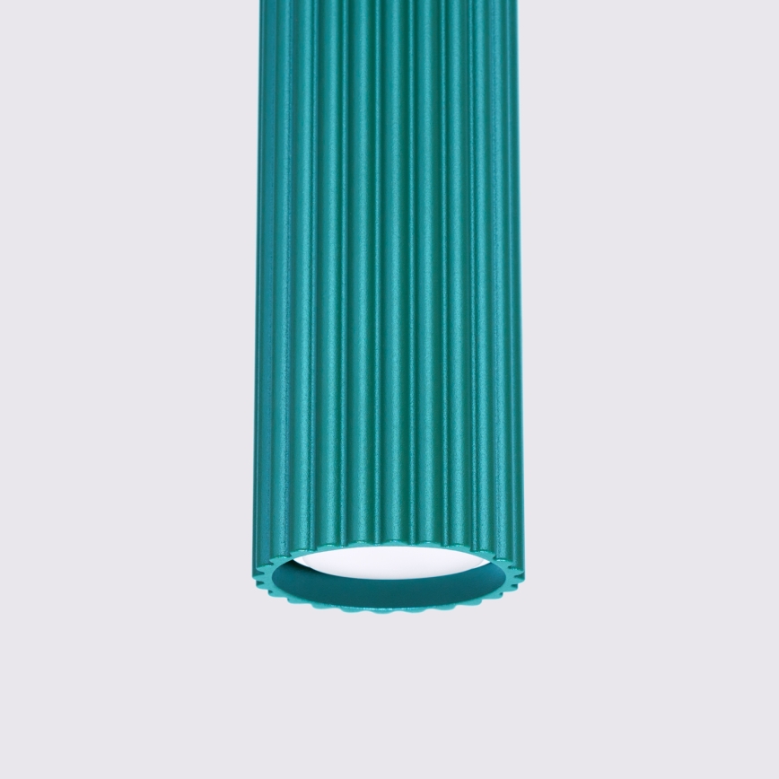 Brilagi - Lampadario LED a sospensione su cavo CRESTO 1xGU10/10W/230V turchese