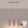 Brilagi - Lampadario LED a sospensione su cavo CRESTO 3xGU10/10W/230V taupe