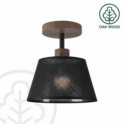 Brilagi - Lampada LED a plafone ANTHONY 1xE14/60W/230V rovere noce/nero