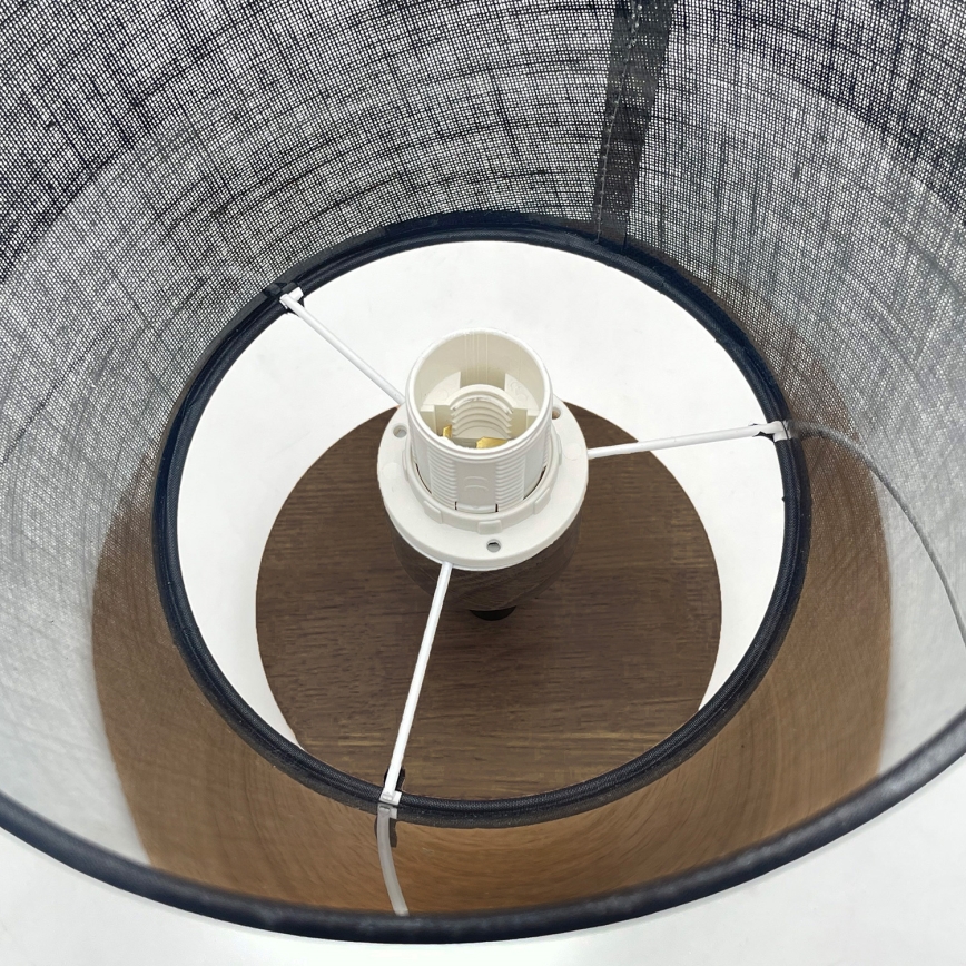 Brilagi - Lampada LED a plafone ANTHONY 1xE14/60W/230V rovere noce/nero