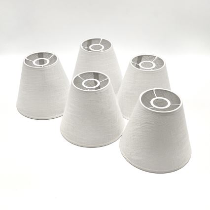 Brilagi - Lampadario LED a plafone ANTHONY 5xE14/40W/230V rovere noce/bianco