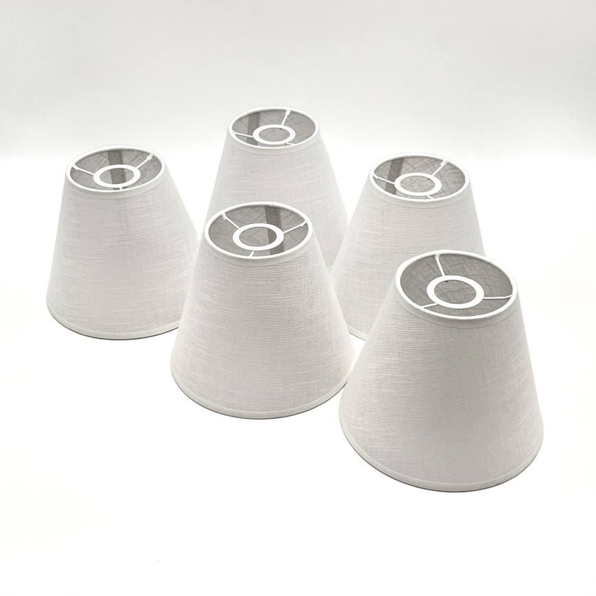 Brilagi - Lampadario LED a plafone ANTHONY 5xE14/40W/230V rovere noce/bianco