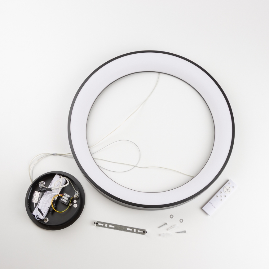 Brilagi - Lampadario LED dimmerabile a cavo FALCON II LED/99W/230V 3000-6500K Ø 60 cm nero + telecomando