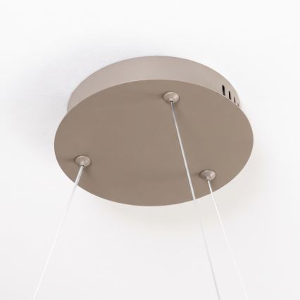 BRILAGI - Lampadario dimmerabile sospeso a cavo FALCON SLIM LED/42W/230V 3000-6500K Ø 50 cm beige + telecomando