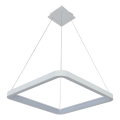 Brilagi - Lampadario LED dimmerabile a cavo FALCON SLIM LED/50W/230V 3000-6500K 50x50 cm bianco + telecomando