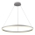Brilagi - Lampadario LED dimmerabile a sospensione con cavo CIRCLE LED/55W/230V 3000-6500K Ø 80 cm argento + telecomando