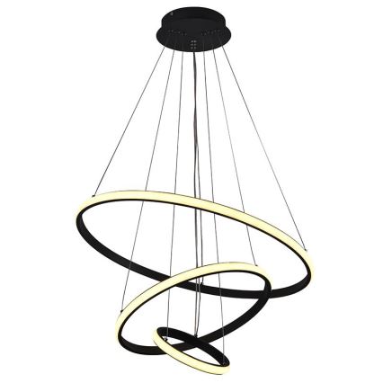 Brilagi - Lampadario LED dimmerabile sospeso a cavo CIRCLE LED/90W/230V 3000-6500K Ø 60 cm + telecomando