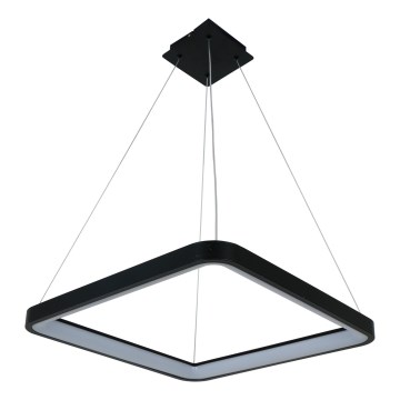 Brilagi - Lampadario LED dimmerabile a sospensione su cavo FALCON SLIM LED/50W/230V 3000-6500K 50x50 cm nero + telecomando