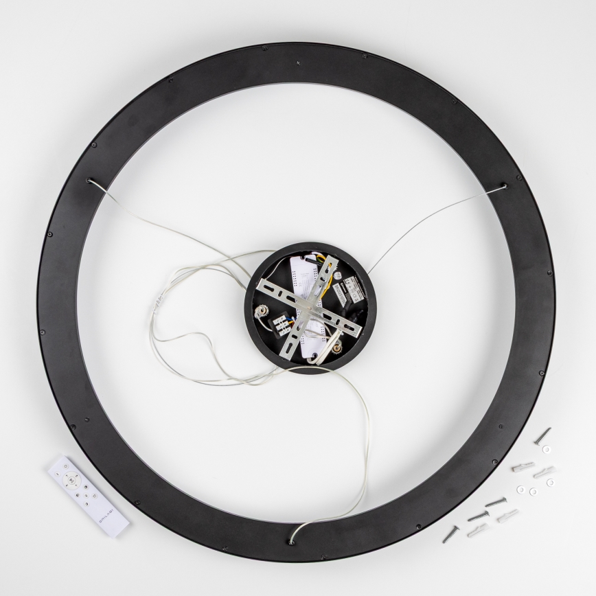 Brilagi - Lampadario LED dimmerabile a cavo FALCON II LED/108W/230V 3000-6500K Ø 80 cm nero + telecomando
