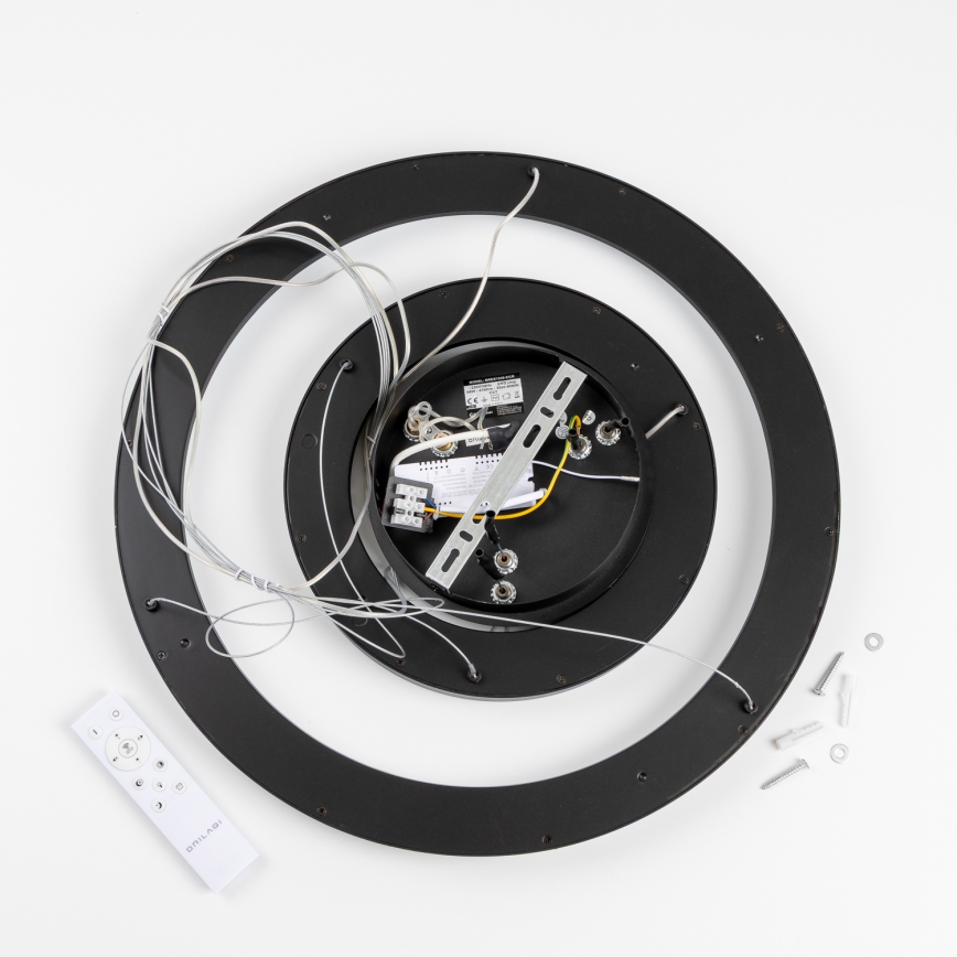 Brilagi - lampada a sospensione LED dimmerabile con cavo FALCON SLIM LED/68W/230V 3000-6500K Ø 50 cm nero + telecomando