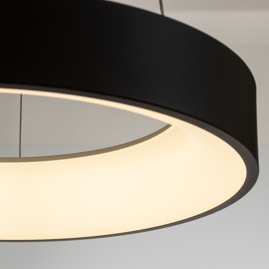 Brilagi - Lampadario LED Dimmerabile su corda FALCON LED/80W/230V 3000-6500K nero + telecomando