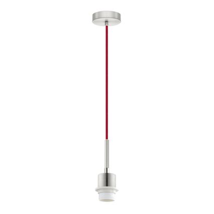 Brilagi - Lampadario LED NUBILA a sospensione con cavo 1xE27/60W/230V Ø 14 cm rosso