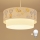 Brilagi - Lampadario LED per cameretta a sospensione con cavo BOBO 1xE27/60W/230V diam. 40 cm bianco/beige/con animaletti