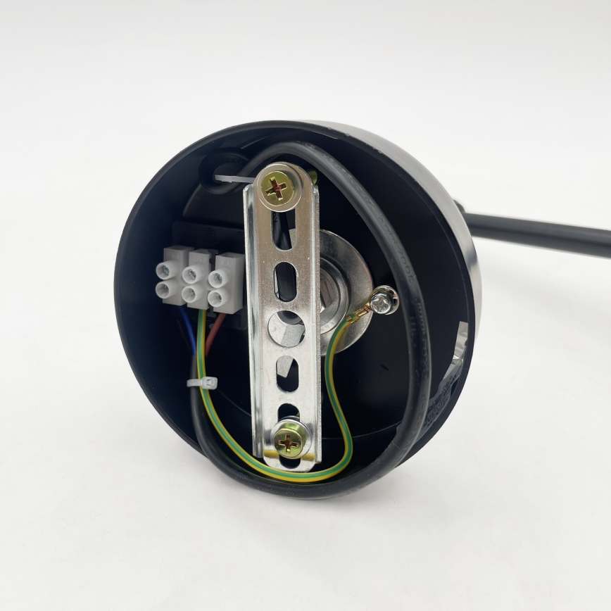 Brilagi - Lampadario LED regolabile su asta IRONBEAM 1xE27/60W/230V nero