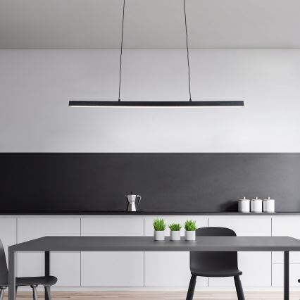 Brilagi - Lampadario LED sospeso a cavo AXIS LED/30W/230V nero